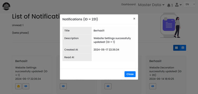 See all Notifications