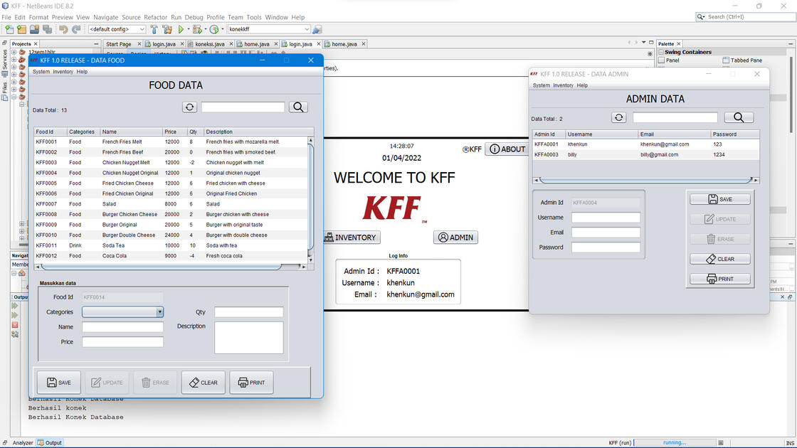Inventory Restaurant